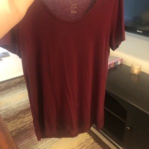 Soft Target Burgundy Tee